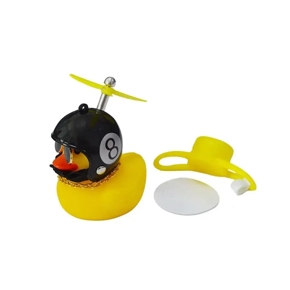 Für kleine gelbe Ente Ornamente Fahrrad gebrochen Wind Ente Helm Dekoration Elektro fahrzeug Auto zentrale Steuerung niedliche Ornamente – Detail 6