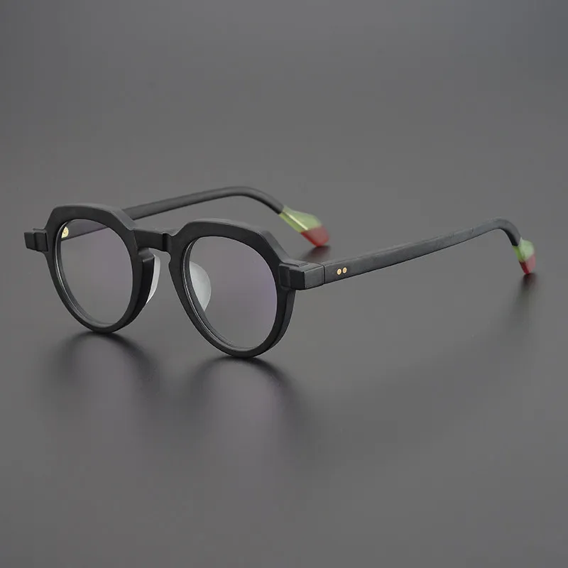 Acetate Eyeglasses Frames New Thick Men's Reading Glasses Torotise Retro Women's Optical Prescription Blue Light Myopia Glasses