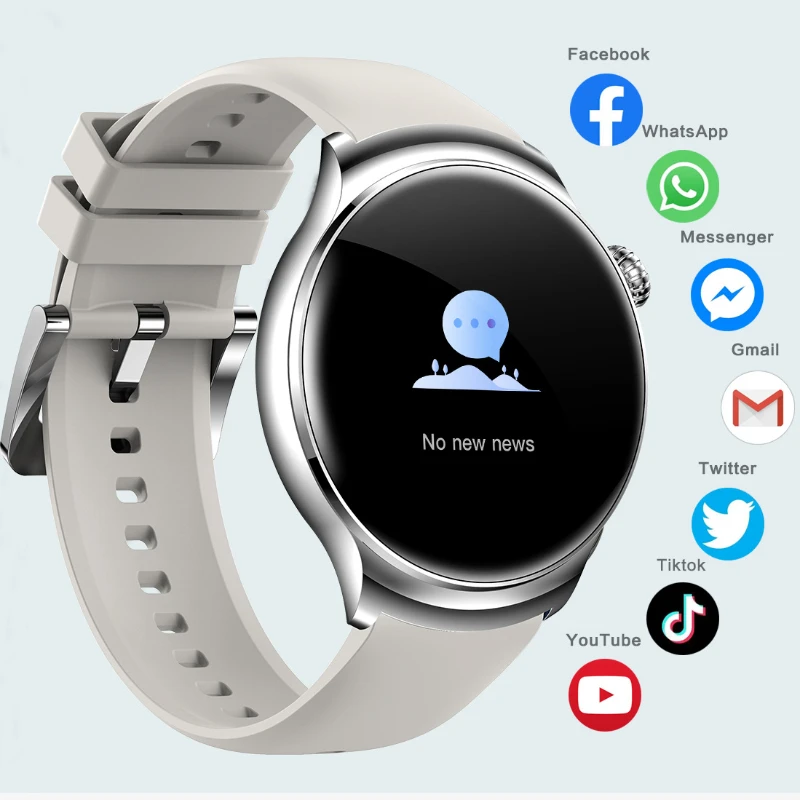 New Smart Watch NFC Bluetooth Talk Watch Heart Rate Blood Oxygen Health Monitoring Sports Large Screen Smartwatch for Xiaomi IOS