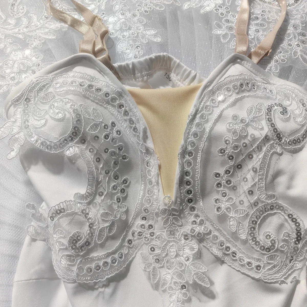 Professional Ballet Tutu Women Adult Ballet Dress Girls Kids Stage Wear Swan Lake Dance Ballerina Costumes Wear White Sequined image 6
