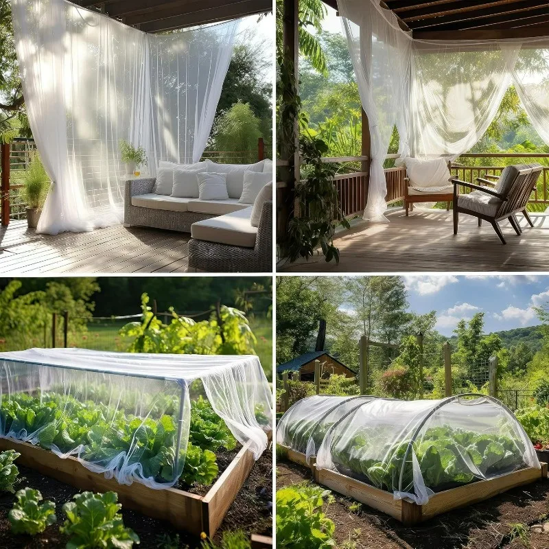 Outdoor Protection Mosquito Net Gardening Insect Proof Garden Mesh Fabric Vegetable Net Insect Net Breathable Mosquito Netting