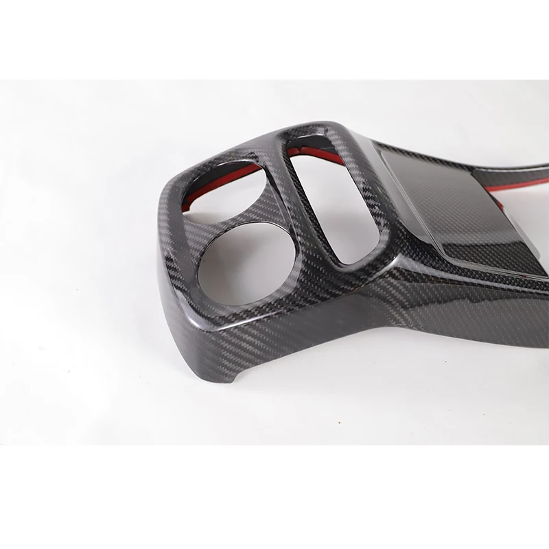 For New Benz G-Class Dry Carbon Interior W464 Interior Rear Air Vent Anti-Kick Cover W464 Dry Carbon Interior 2018-2024.