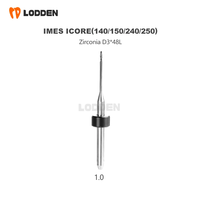 Dental Lab Milling Needle Grinding Zirconia Diamond for Imes-Icore 140i/150i /240i/250i Dental Burs 0.6/1.0/2.5mm Dentist Supply