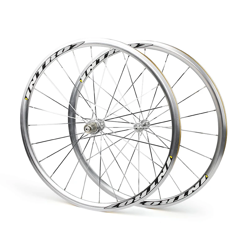 Road Bike Quick Release Wheels 4 Bearings Front 20H/Rear 24H Aluminum Road Bike 700C Wheels ﻿