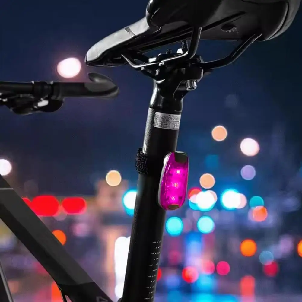 

3Pcs Motorcycle Mini Tail Light LED Outdoor Night Run Helmet Arm Clip Light Light Back Warning Backpack Night Waterproof Li U8F9