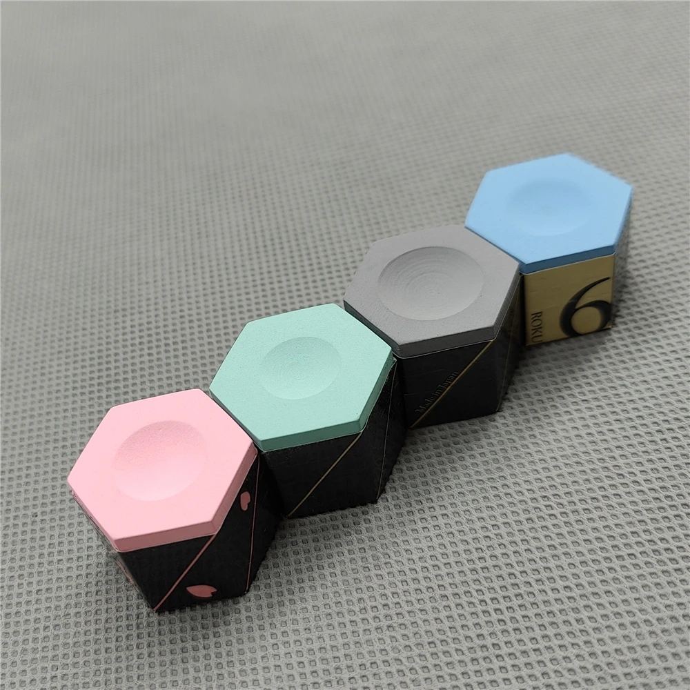 

Kamui Chalk Roku Premium Chalk Billiards Chalk Light Blue Billiard Pool Carom Cue Stick Tip Chalks Billiard Accessories