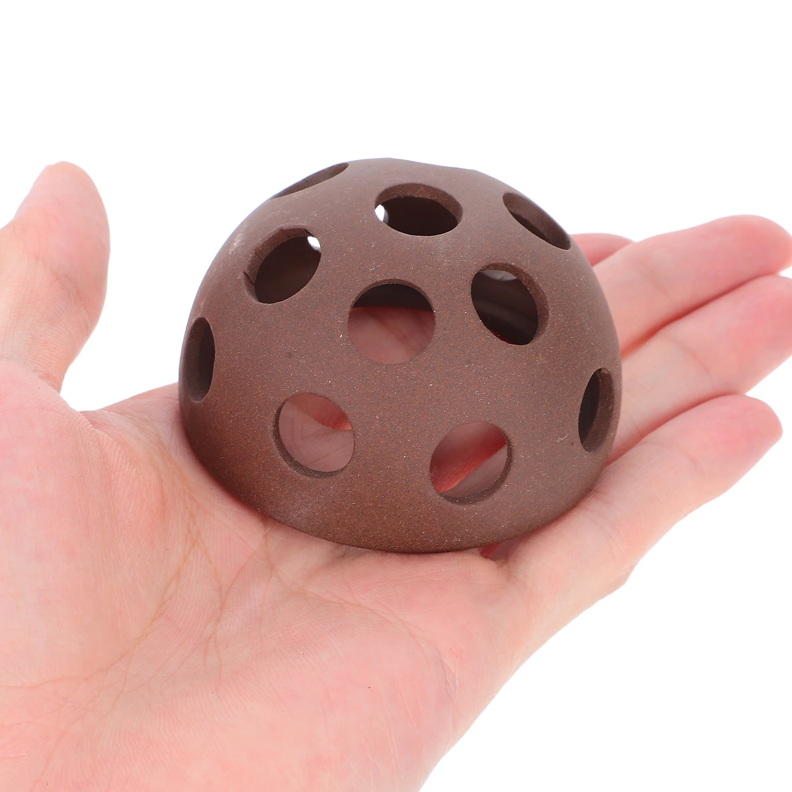 

7Pcs Aquarium Fish Tank Ornaments Purple Clay Ceramic Shrimp Hideout Breeding Shelter Fish Decor Caves Shrimp Tank Accessories