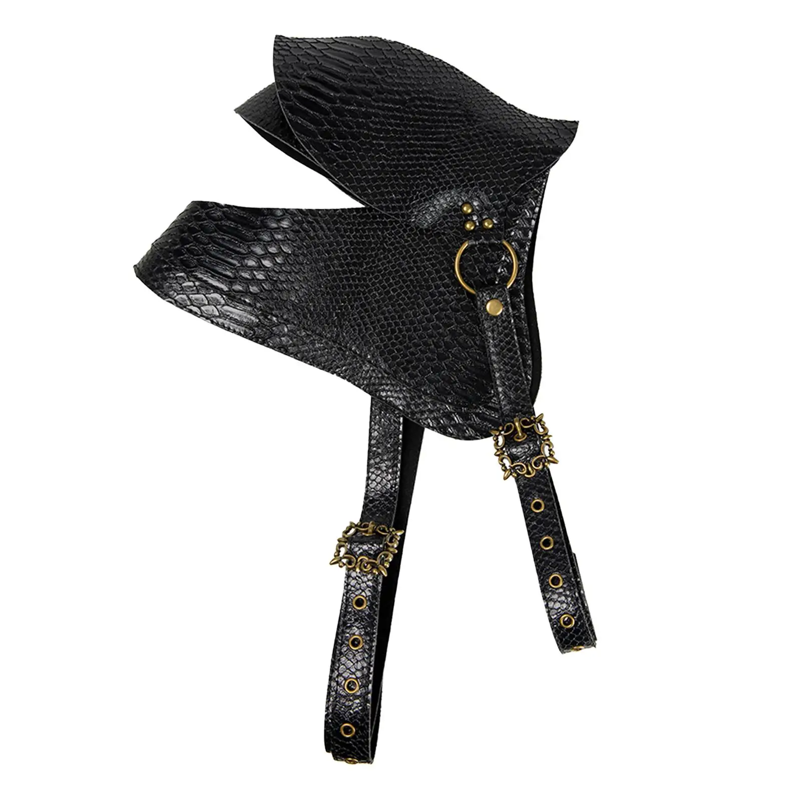 

Средневековые кожаные доспехи на плечо, наплечники в стиле стимпанк, наплечники в стиле Ренессанс для сценического выступления, маскарада, вечеринки