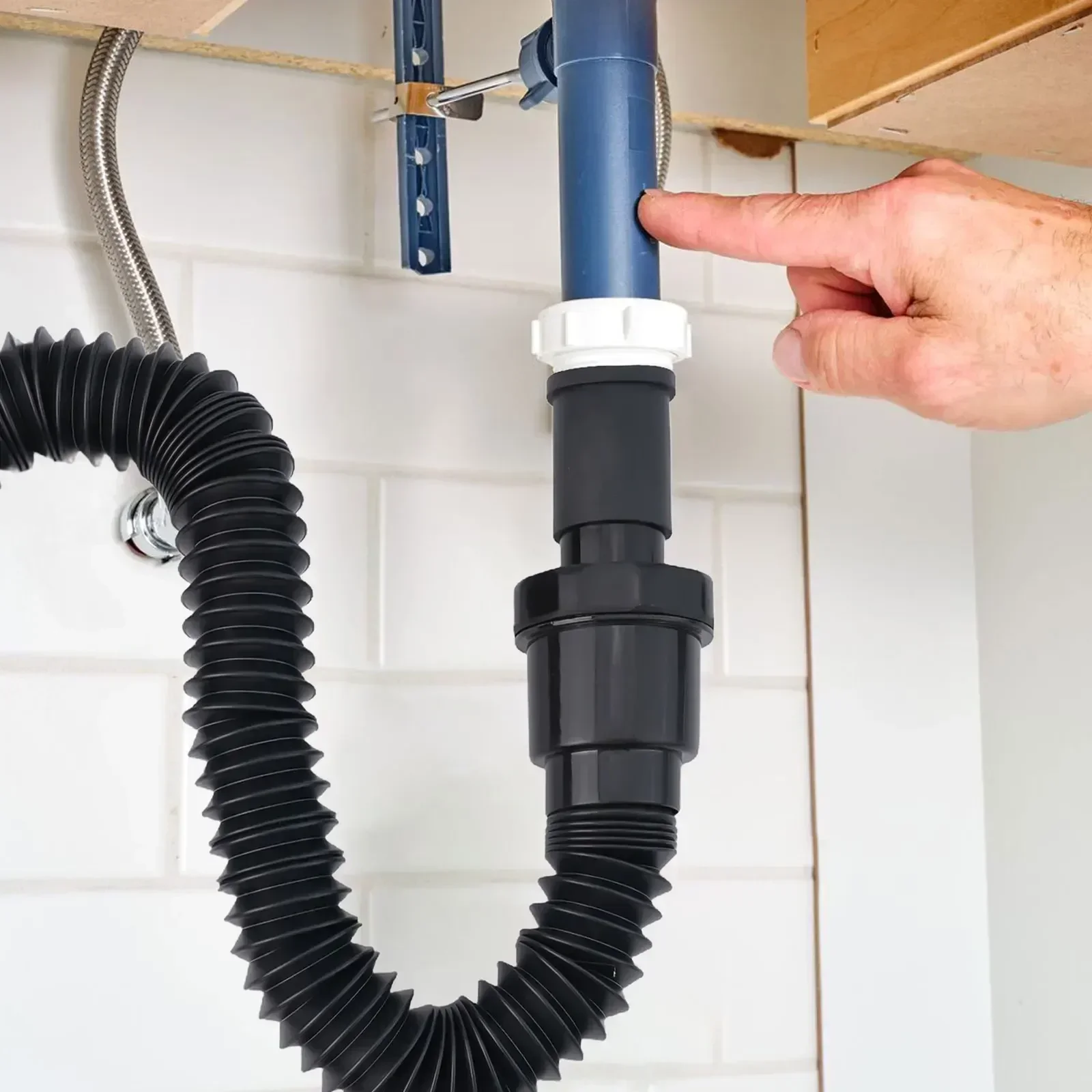 Tubo de drenaje para lavabo, drenaje para fregadero de cocina, filtro desodorizante retráctil, bajante Flexible, fregadero de baño, accesorios antiobstrucción