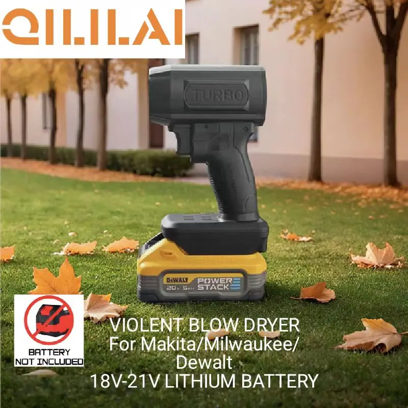 

Car Violent Air Blower Powerful Handheld Turbo Jet Fan High Speed 50mm Brushless Motor Thrust 1300g Car Wash Air Gun Dryer Tools