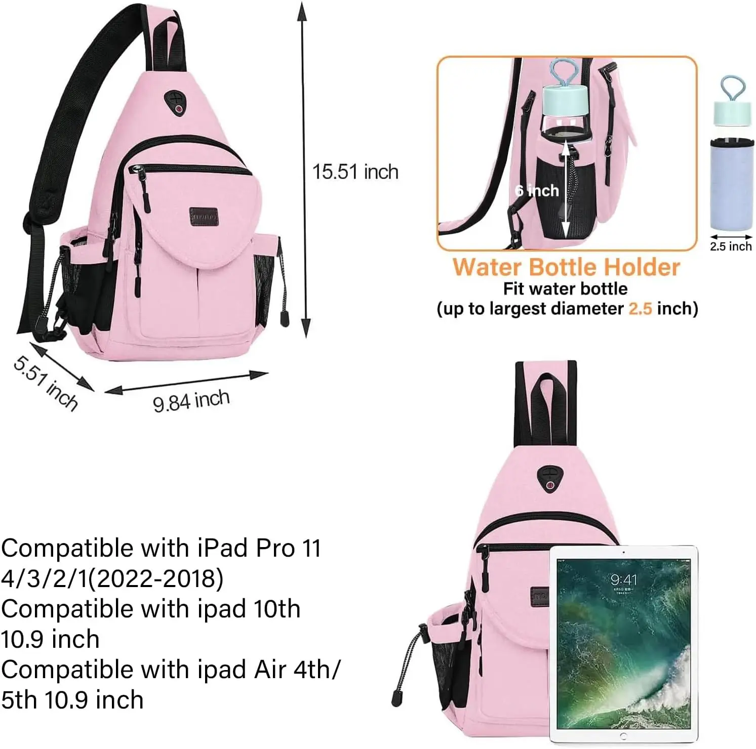 Anti-Theftกระเป๋าผ้าใบCrossbodyไหล่กระเป๋าผู้หญิงกระเป๋าเป้สะพายหลังลําลองกีฬากลางแจ้งผู้ชายกระเป๋าถือ