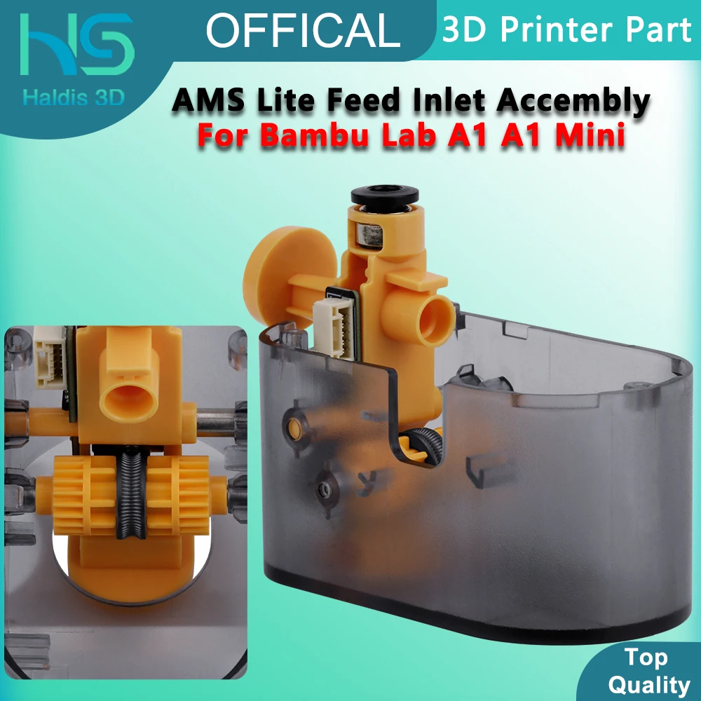 AMS Lite Feed Inlet Assembly For Bambu Lab A1 A1 Mini Left & Right Feeder Filament Funnel Unit Slot 1-4 For Bambulab 3D Printer