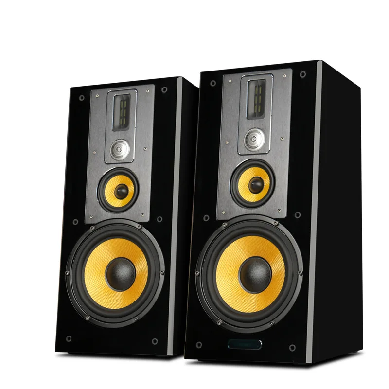 CH988 high-power HIFI 2.0 active bookshelf KTV speaker three-way frequency barbecue Lacquer audio