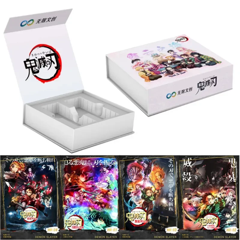 New Demon Slayer Anime Kasumi No Kai Series Card Tanjirou Nezuko Zenitsu Rare Character Collection Card Kids Toys Christmas Gift