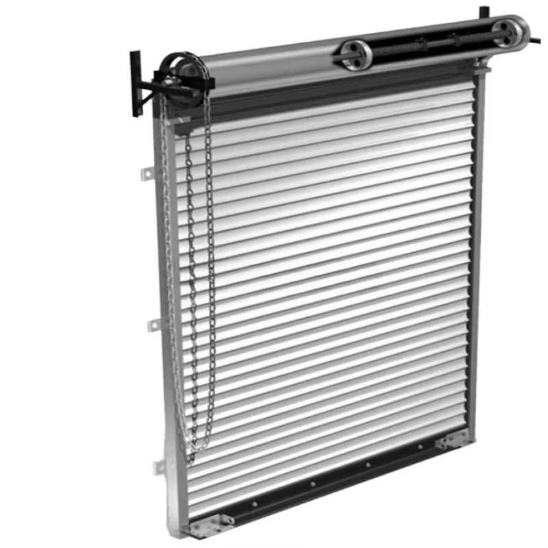 

Производство роликовых жалюзи из оцинкованной стали. Защитные жалюзи для промышленных склад в Африке.