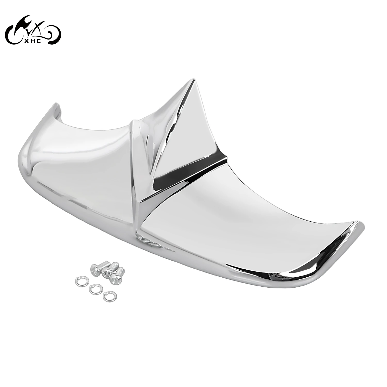 Chrome Rear Fender Tip Motorcycle Mudguards For Harley FL FLF FLH FLHF Electra Glide FLB FLFB FLHB FLHFB