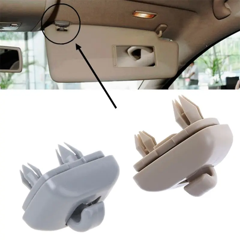 Plastic for Sun Visor Clip Hook for 2013-201 Replacement for Outdoor Traveling Camping Portable Equipment 8U0857562, 8E0857562