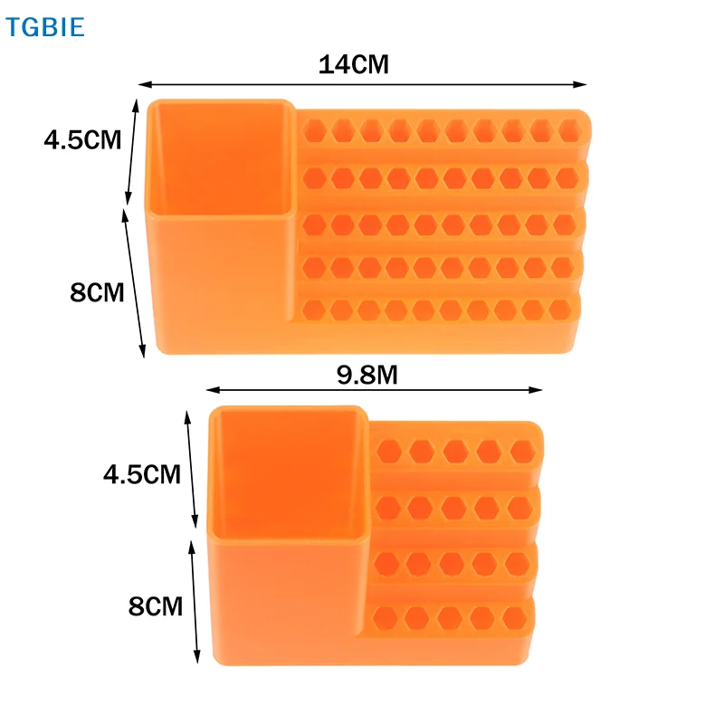 

【TL】1Pc Drill Holder 20/50 Holes Bit Organiser Screwdriver Head Storage Toolbox Hole Board Screwdriver Stand Hex Shank Organiser