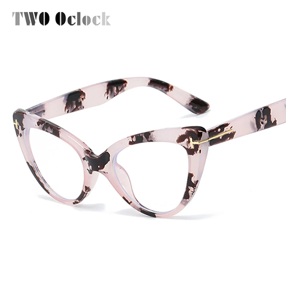 Vintage Designer Cat Eye Glasses Women For Optical Vintage Ladies Eyeglass Frame Female Eyewear No Diopter Medical Optic Frame