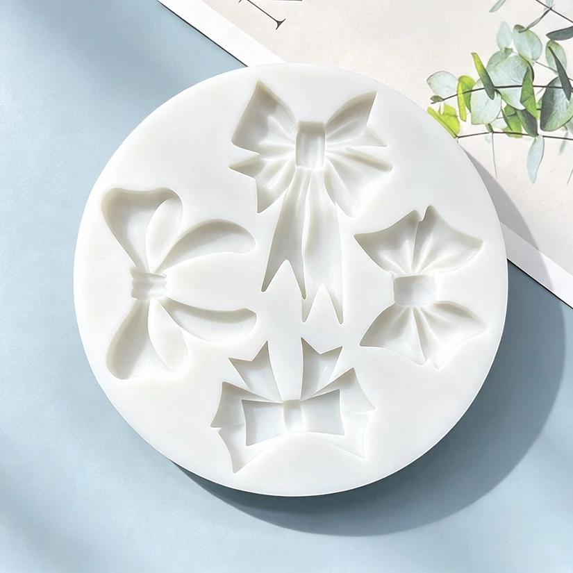 Bogen Silikon Kuchen Backform Sugarcraft Schokolade Cupcake Backform Fondant Kuchen Dekorieren Werkzeuge – Detail 5