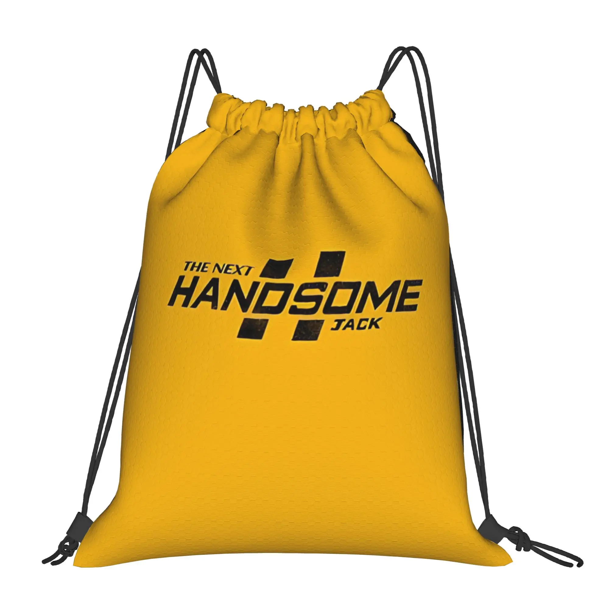 B-Borderlands retro comic squad Portable Hiking Riding Gym Drawstring Storage Sporty Backpacks