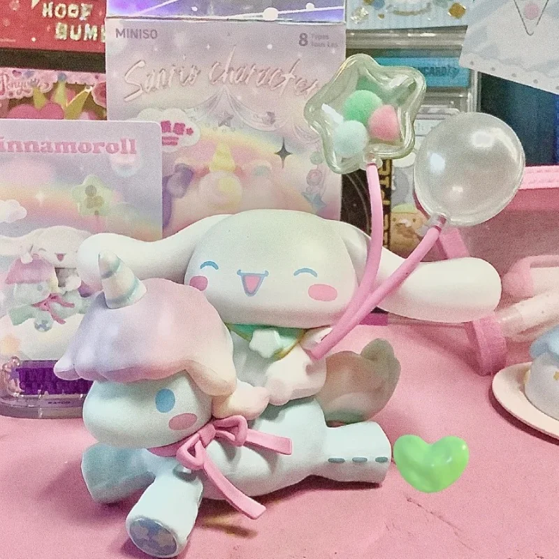 

Оригинальная фигурка Miniso Sanrio понравико Cinnamoroll, фантазийный рай, серия, помпон, пурин, моя мелодия, маленькая фигурка двойной звезды, модель