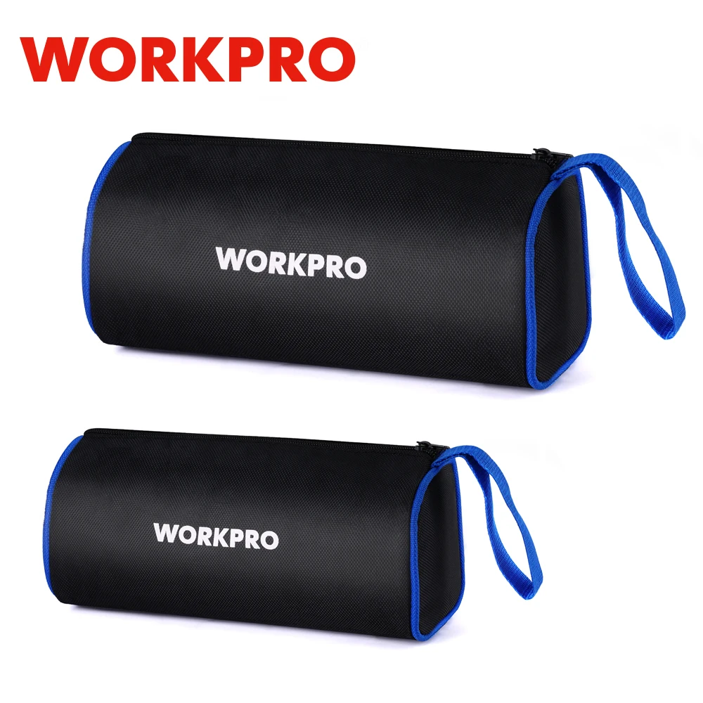 WORKPRO Zipper Tool Bag Utility Tool Pouch Storage Men Portable Handbag Solid Large Capacity Foldable