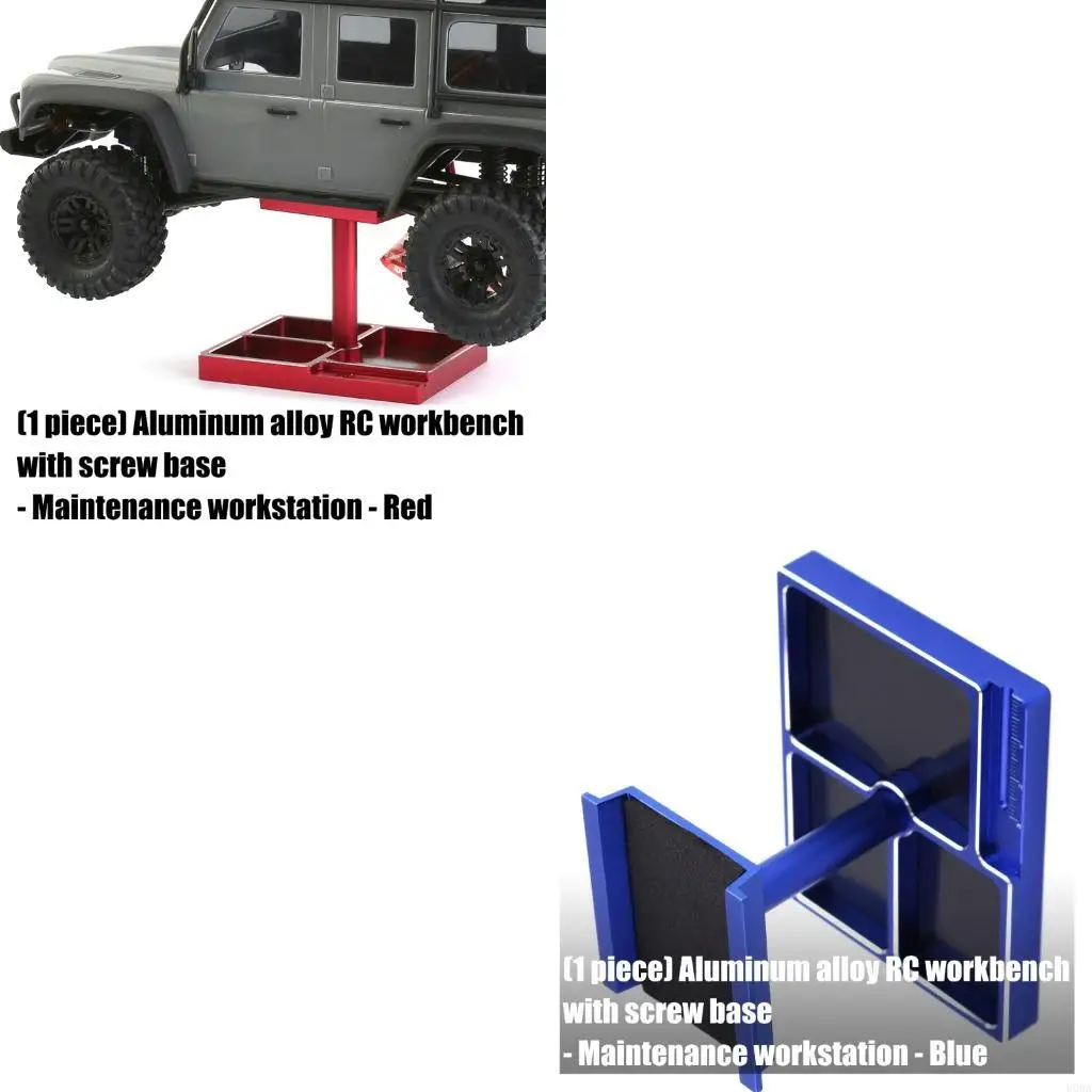 

Multifunctional Metal Remote Car Work Stand Repair Workstation Assembly Platform 360 Degree Rotation for 1/18 1/24
