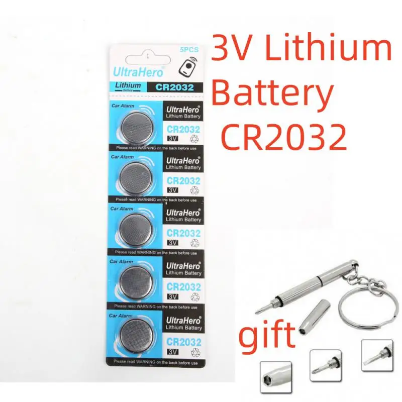 3v Battery Durable Multipurpose Convenient Efficient Easy To Install Cr2032 Button Battery Multifunctional Ease Of Use Smooth