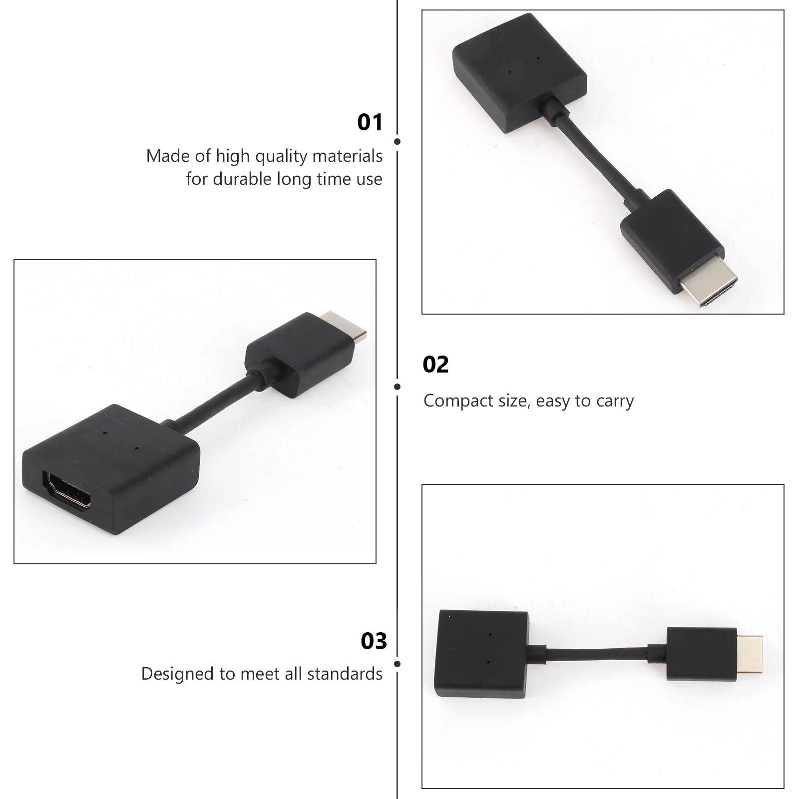 

10 Pcs Extension Cable Extender Extended Audio Line Adapter Cord Connector