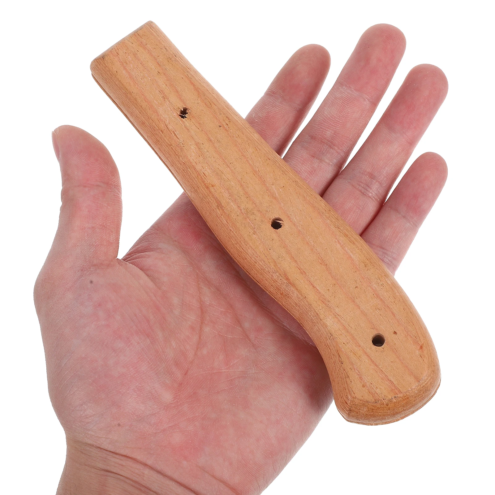 

Solid Wood Knife Handle Replacement Ergonomic Grip for Japanese Handles DIY Kitchen Tool Grips Enhanced