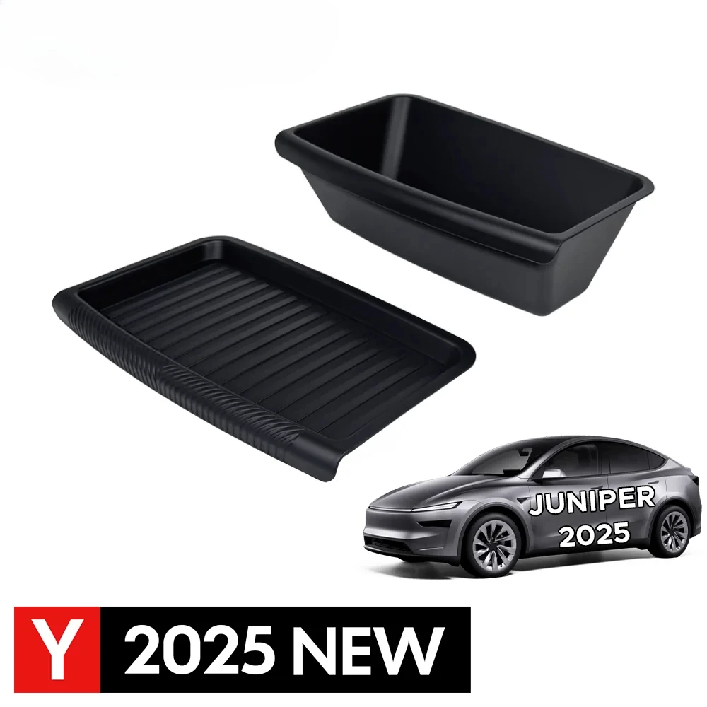 

For Tesla New Model Y 2025 Launch Juniper Under Seat Storage Box Drawder With Lids ABS Material Interior Accessories