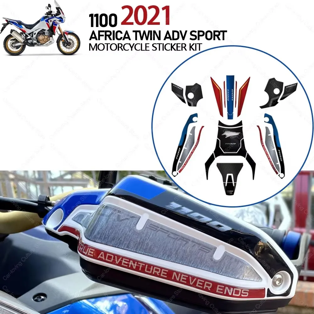 

Motorcycle Accessories Motorcycle Sticker Kit Protector 3D Epoxy Resin Sticker For 1100 AFRICA TWIN ADV SPORT 2021