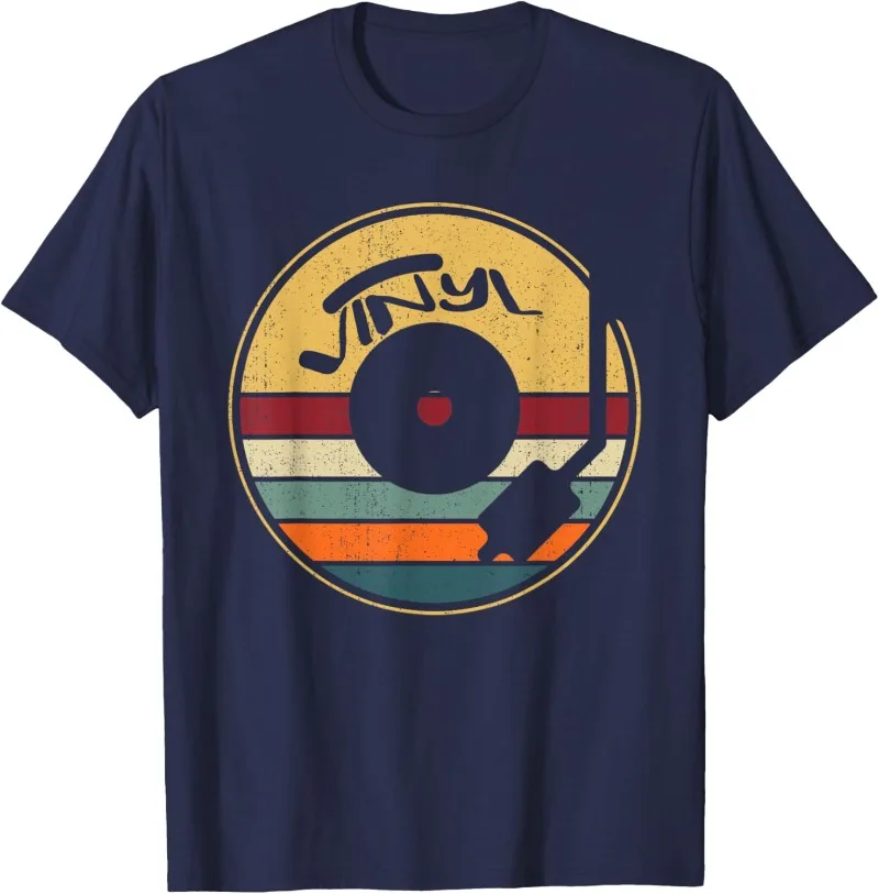 Retro Vinyl Record Vintage Vinyls LP Record T-Shirt Retro Men's T Shirt Woman Shirt Funny Tape Tees Vintage  Cassette Shirts