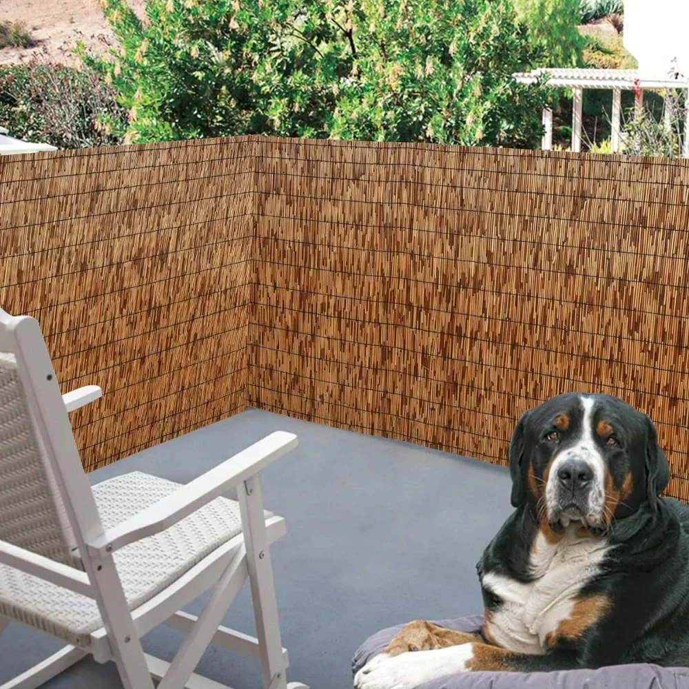 

#For Natural Reed Fencing, Eco-Friendly Reed Fence, 6 feet High x 13.3 feet Long, Reed Screen for Garden, Privacy Fence^