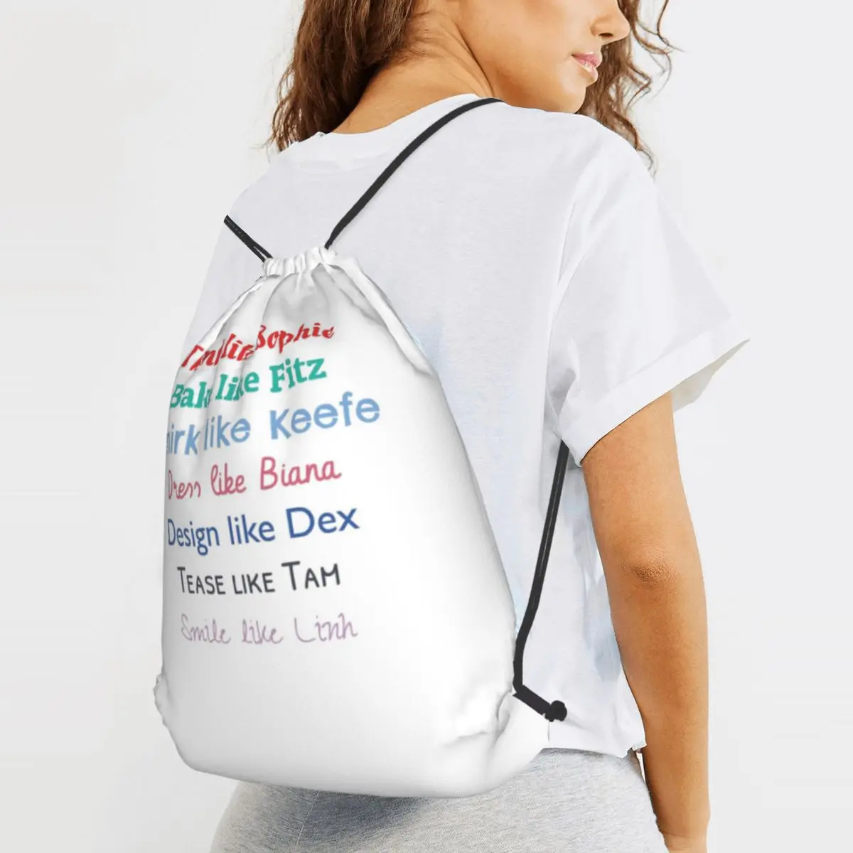 

Keeper Of The Lost Cities Spectacular Seven Backpacks Multi-function Drawstring Bags Storage Bag Book Bags for Travel School