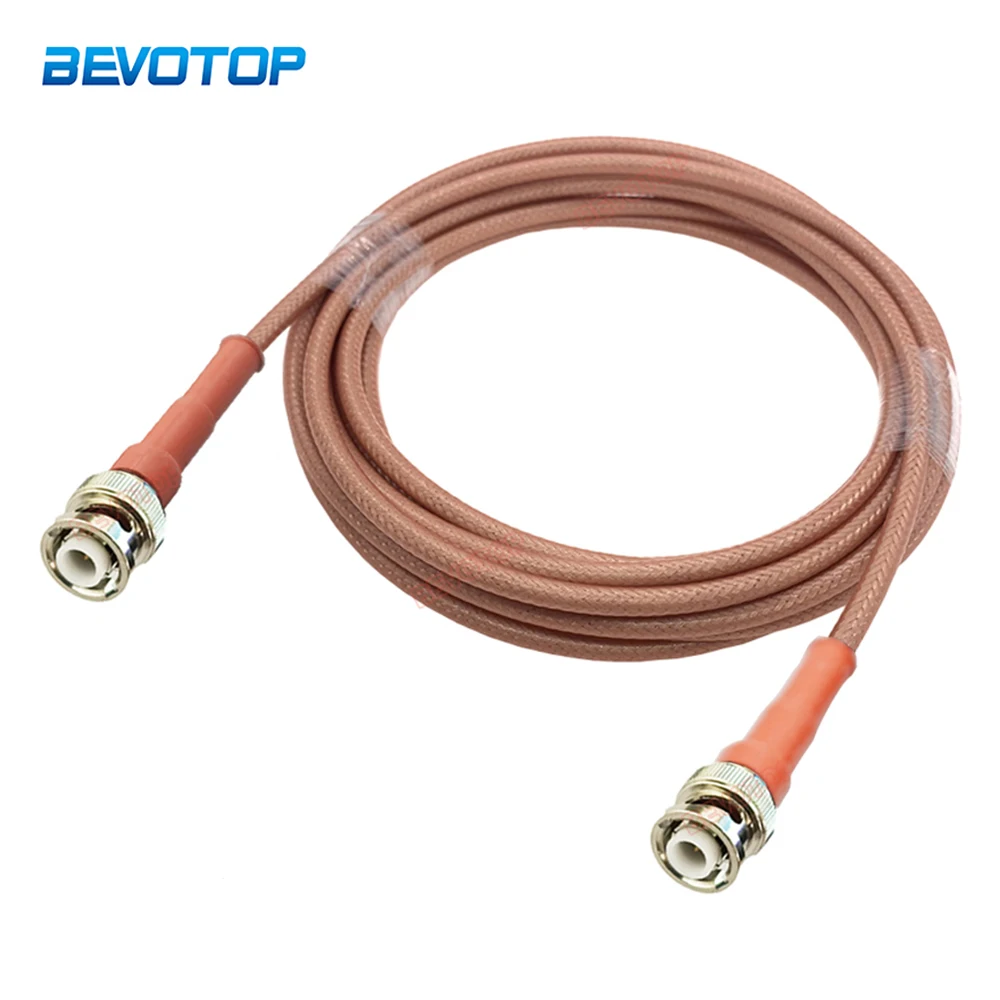 

1Pcs RG142 Cable MHV 3KV 3000V BNC Male to BNC Male Plug High Voltage Connector High Quality RF Coaxial Cable Pigtail Adapter