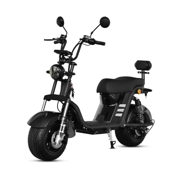 2000W Adult Electric Vehicle 60V 20A Detachable Lithium Battery Electric Scooter Commuting E‑bike Wide Fat Tire Design