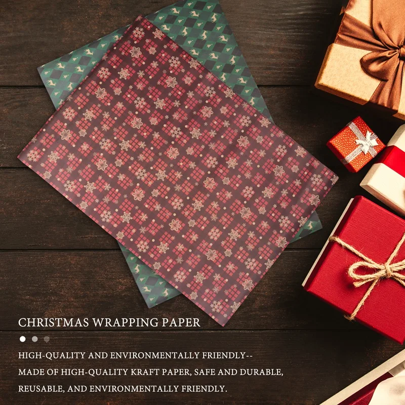 Wrapping Paper Sheets,For Christmas Birthday Party Wrapping Paper Set Of 8 Gift Wrap Papers,Present Gift Wrapping Paper