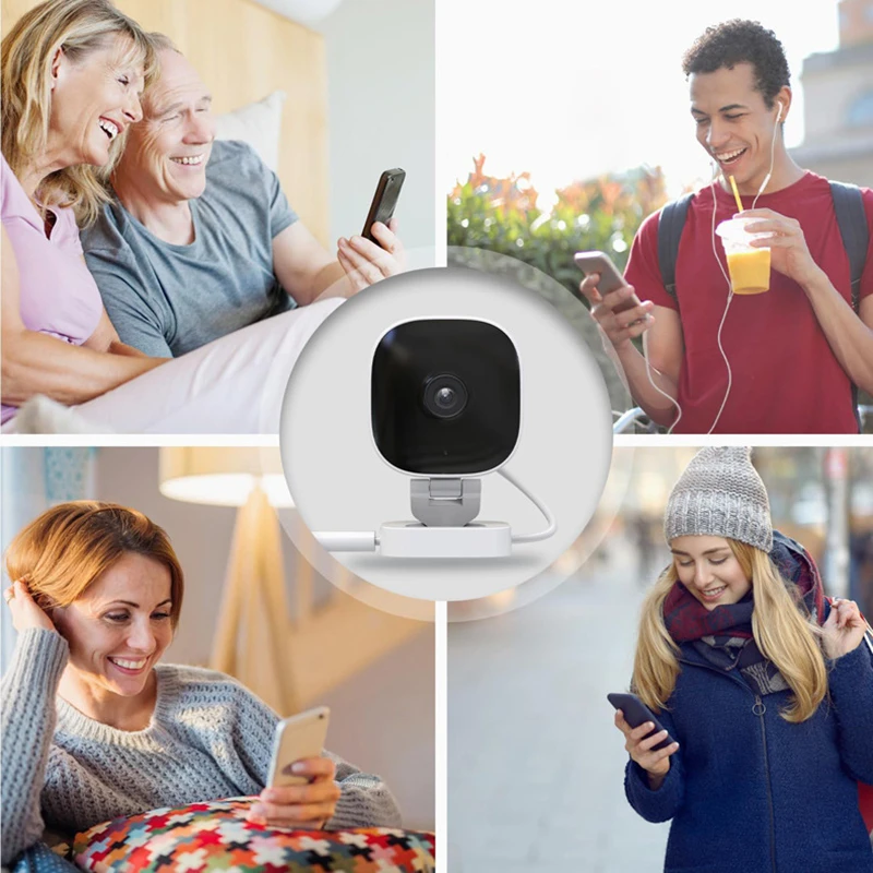 Xiaomi Mini WiFi 4K Telecamera IP/AP Monitor remoto Archiviazione cloud Audio bidirezionale Rilevazione movimento Videocamera Sorveglianza Telecamera di sicurezza