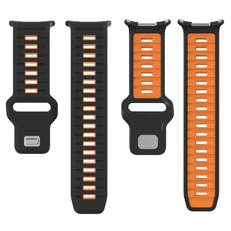 Sportliches Silikonarmband für Samsung Galaxy Watch Ultra2 2026, weiches zweifarbiges Band für Samsung Galaxy 7 Ultra 47mm, nahtloses Uhrenarmband – Detail 4