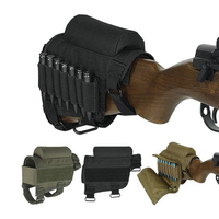 Outdoor Hunting Accessories Rifle Gun Butt Stock Bag Tactical Cheek Rest Adjustable Rifle Gun Bullet Magazine Holder