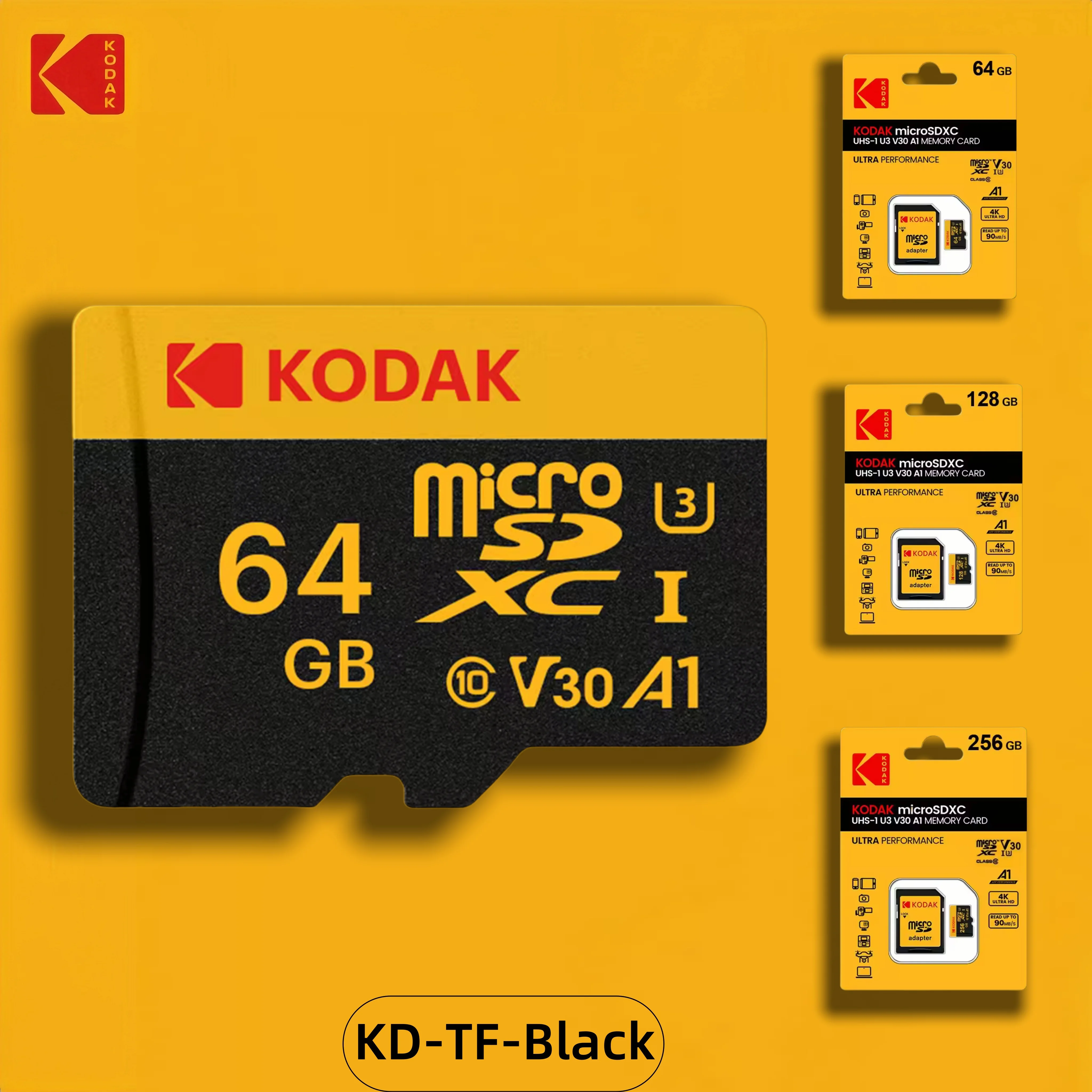 Kodak Micro SD memory card 64GB 128GB SD card 256GB memory card tf card high speed micro sd recorder monitoring switch memory ca