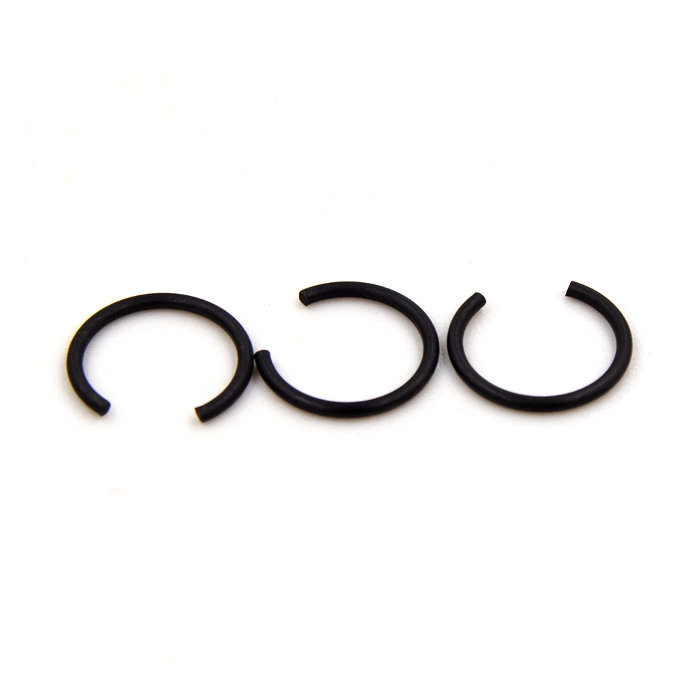 10pcs/bag M16 Round Wire Snap Rings for Hole Spring Retaining Ring Wire Hole Snap Rings for Shafts and Bores