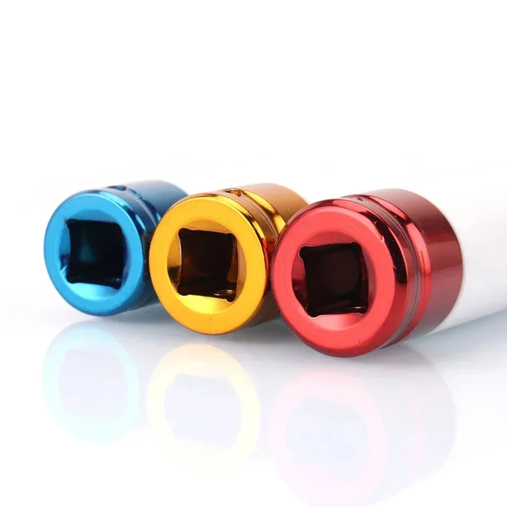 17/19/21mm Hex Sockets Colorful Sleeve Tire Protection Sleeve Deep Impact Nut Socket Alloy Wheel Wrenches Hand Tools
