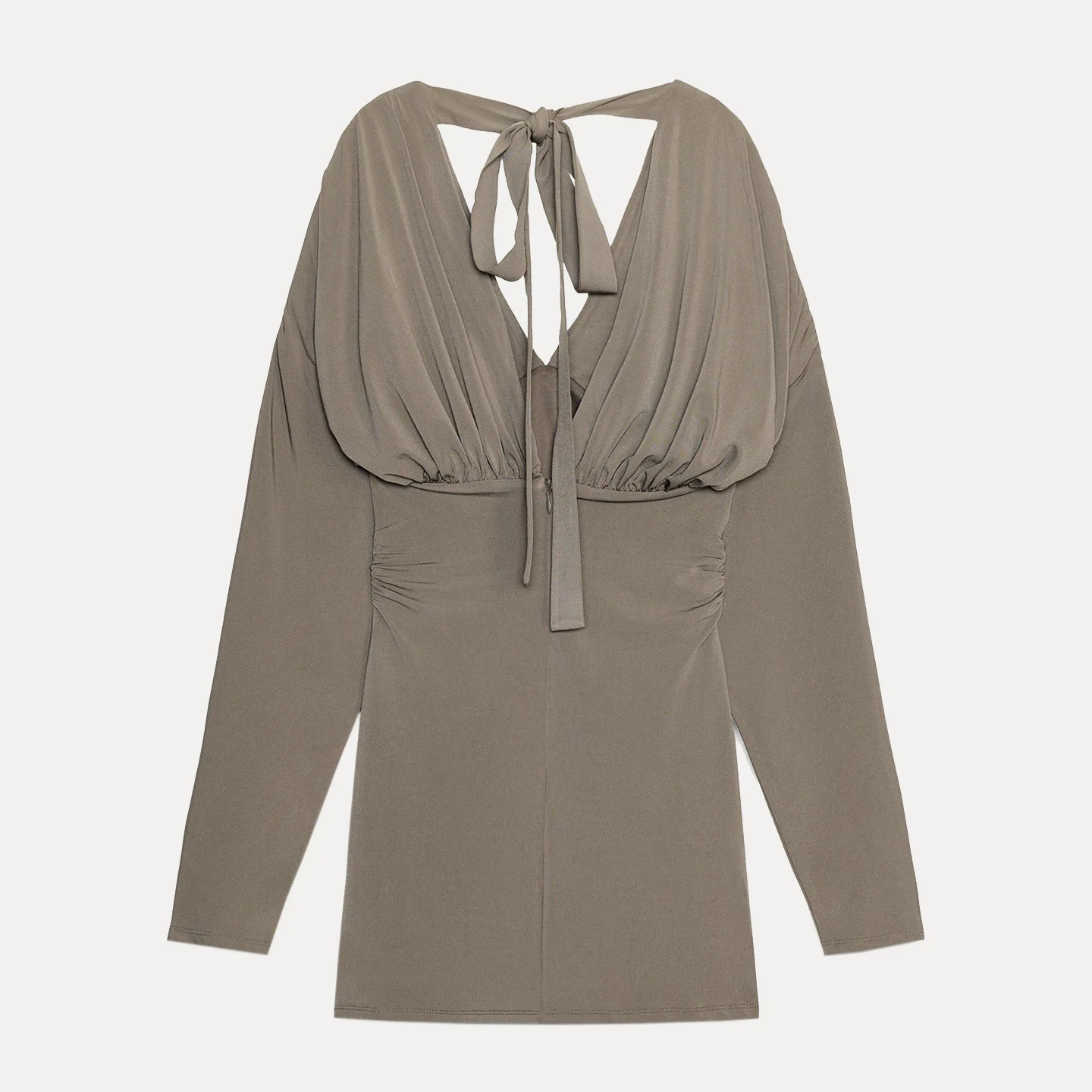 Z Women's Faion Personali ort Dr V-ne Long Sve منتفخ 2025 جديد Sle Ele حامل أوروبي مناسب Dr