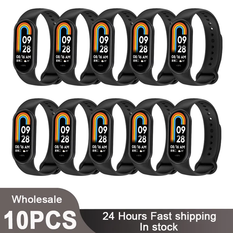 

Smart Band Men Sport Watch Health Heart Rate Fitness Tracker Pedometer Women Wristband Bracelet for ios Android 10 Pieces M8