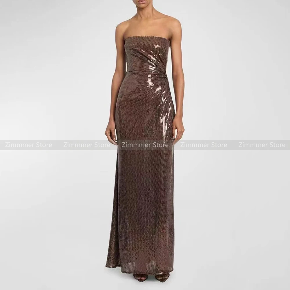 Original AP Temperament Sexy Wrap Sequins Gowns Dresses Evening Dresses