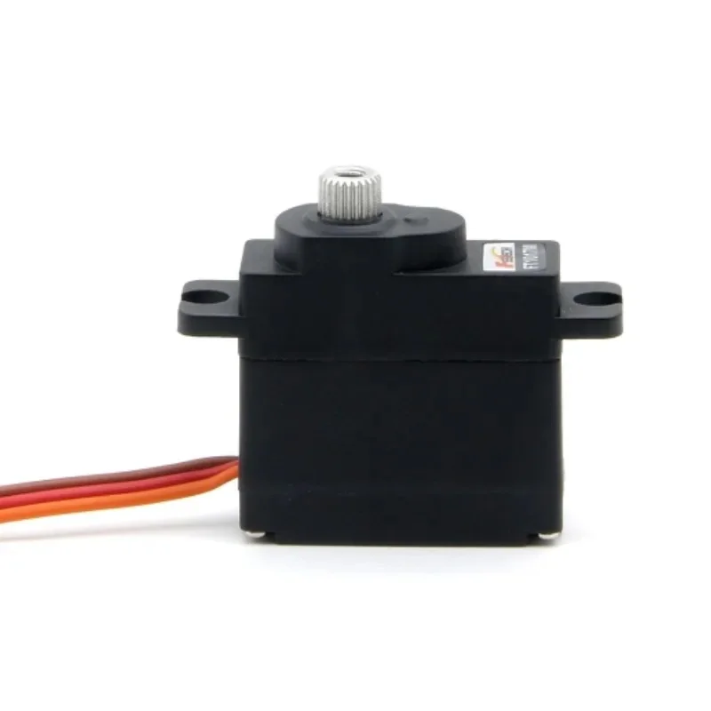 Micro Mini 180 Degree Digital Servo Motor FT1017M 6V Metal Gear for Road Car Fixed Wing RC Model Robot-5.5Kg.cm Plastic