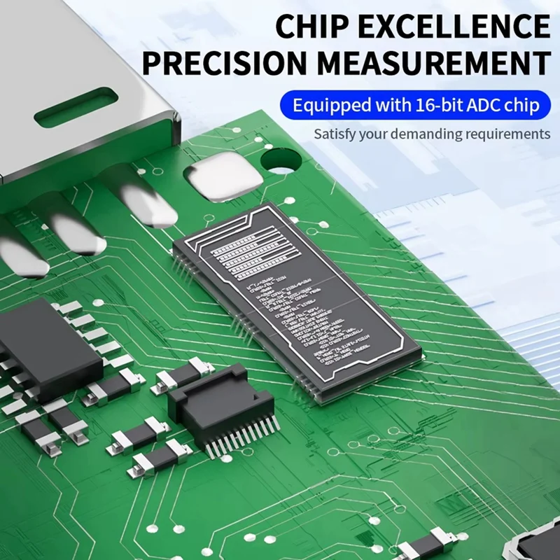 ГОРЯЧИЙ! Многофункциональный амперметр постоянного напряжения 6-в-1, измеритель мощности, цифровой дисплей, измерение кривой, USB-тестер зарядки сотового телефона